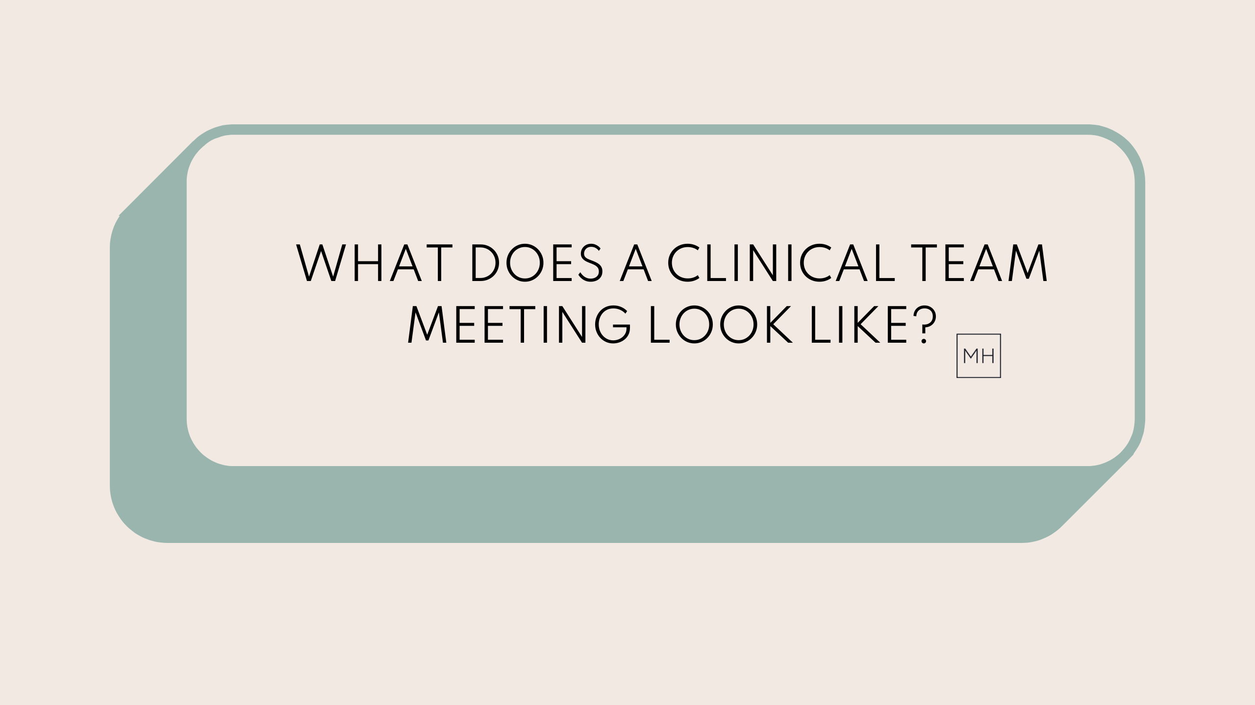 Clinical Team Meeting